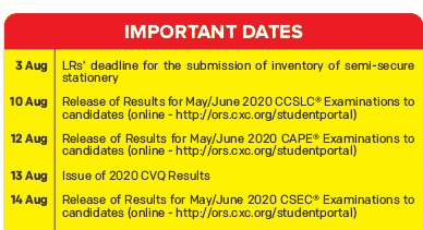 CXC Results 2023 May/June Release Date: When is cxc results coming out 2023?