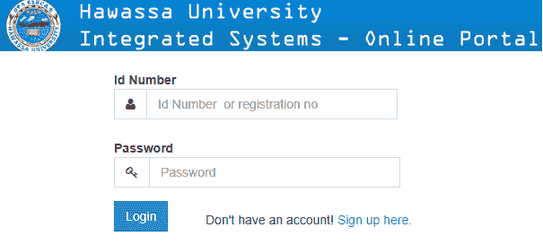 Hawassa University Portal